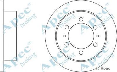 APEC BRAKING dsk2070 -  Тормозной диск